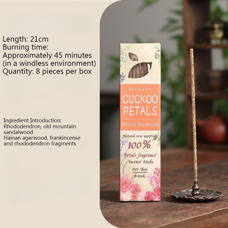 Argentine Handmade Incense Sticks Osmanthus/Rose/Saffron/Rhododendron Household Indoor Purify The Air Remove Odors Joss Stick rhododendron
Argentine Handmade Incense Sticks Osmanthus/Rose/Saffron/Rhododendron Household Indoor Purify The Air Remove Odors Joss Stick rhododendron