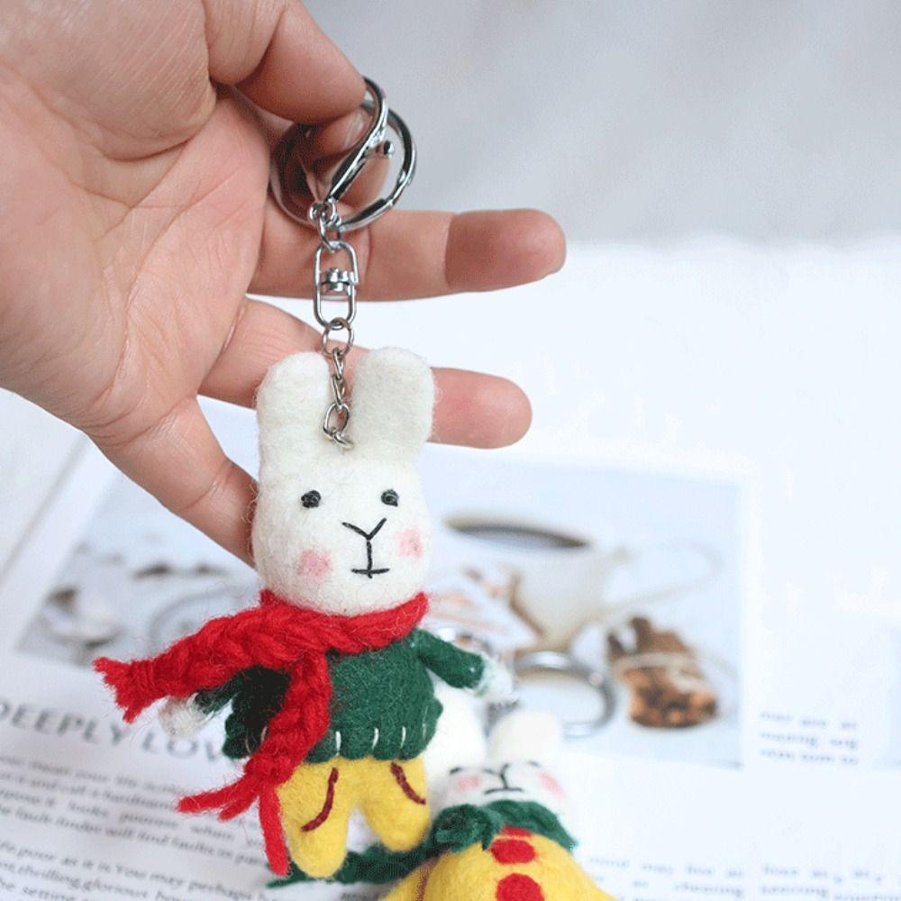 Plush Wool Felt Rabbit Cartoon Doll Keychain Bunny Plush Backpack Pendant Photography Small Props зелёный
Plush Wool Felt Rabbit Cartoon Doll Keychain Bunny Plush Backpack Pendant Photography Small Props зелёный