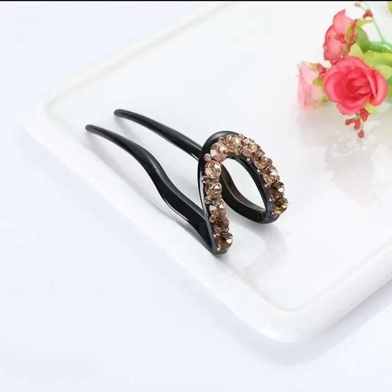 Hairpin - Classical Hairpin for Updo Hair Accessory - U-shaped Hairpin - Headband for Hair - Hair Comb - Hair Clip Gradual Champagne Coffee
Hairpin - Classical Hairpin for Updo Hair Accessory - U-shaped Hairpin - Headband for Hair - Hair Comb - Hair Clip Gradual Champagne Coffee