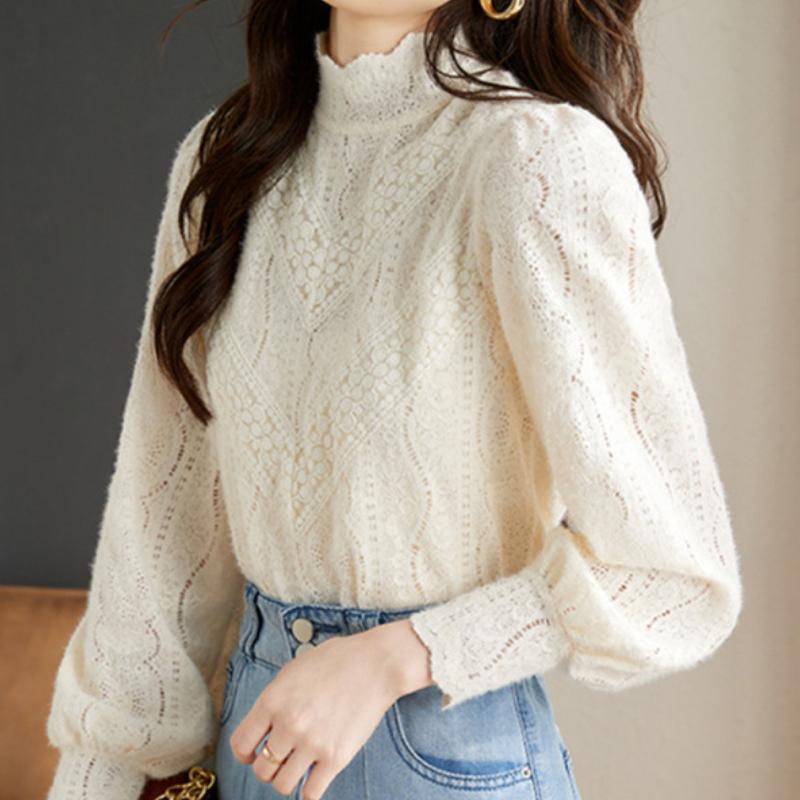 Кружевная майка с полувысоким воротником, женская, красивая и стильная L
Кружевная майка с полувысоким воротником, женская, красивая и стильная L