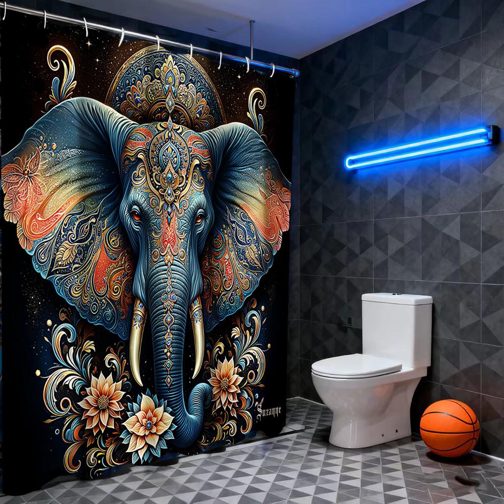 Western Ox Bulls Animal Pattern Indian Style Bathroom Shower Curtain With 12 Hooks Home Bathroom Decor And Accessories W60H190(CM)-1 Pcs
Western Ox Bulls Animal Pattern Indian Style Bathroom Shower Curtain With 12 Hooks Home Bathroom Decor And Accessories W60H190(CM)-1 Pcs