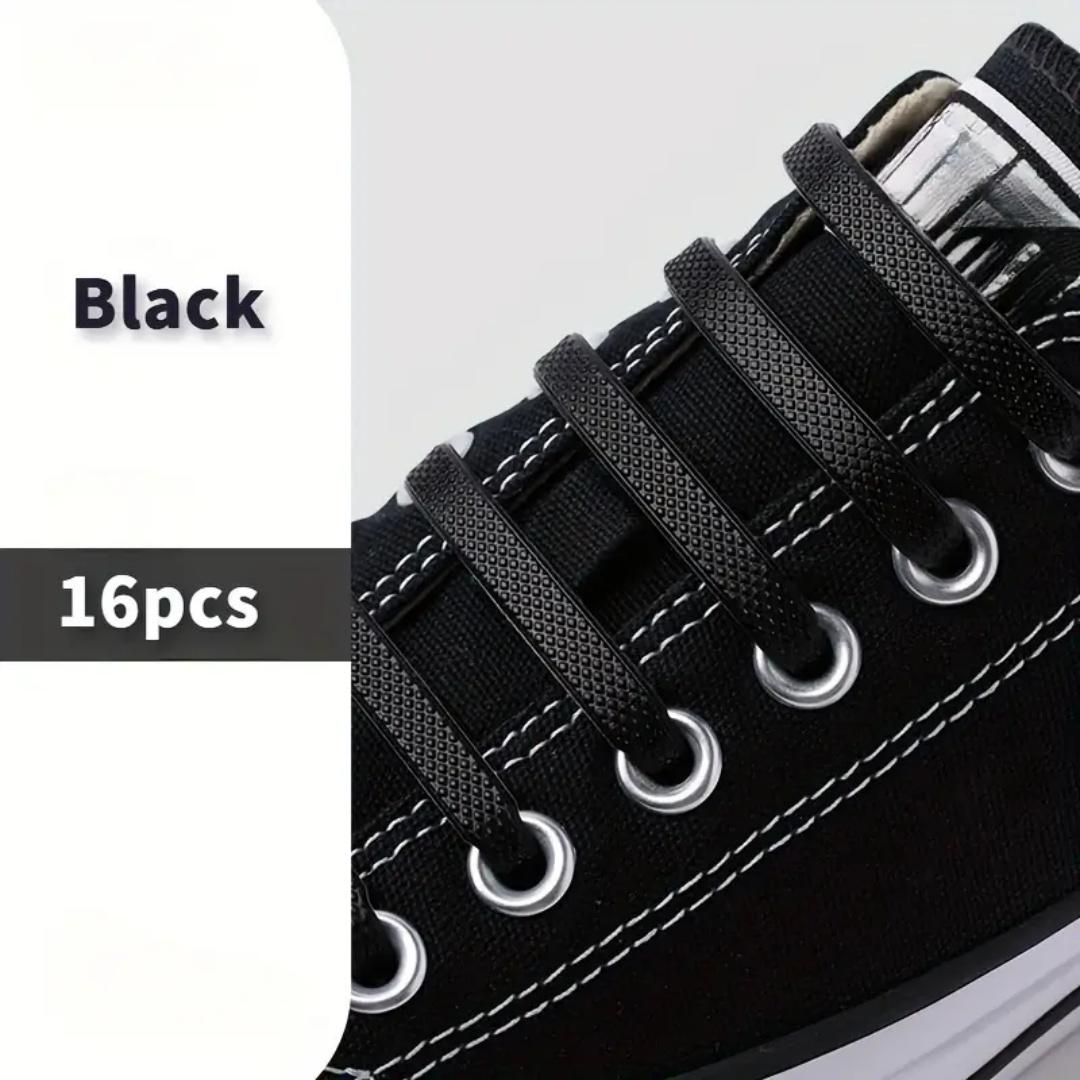 16Pcs Silicone Elastic No Tie Shoelaces, Stretch Rubber Lazy Laces Fashion Shoe Strings for All Sneakers Unisex
16Pcs Silicone Elastic No Tie Shoelaces, Stretch Rubber Lazy Laces Fashion Shoe Strings for All Sneakers Unisex