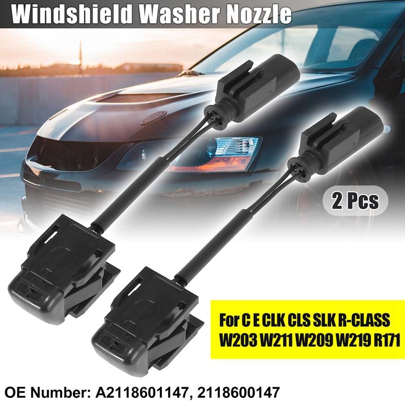 1Pair Windshield Washer Sprayer Nozzle Jet A2118601147 For Mercedes-Benz C E CLK CLS SLK R-CLASS W203 W211 W209 W219 чёрный
1Pair Windshield Washer Sprayer Nozzle Jet A2118601147 For Mercedes-Benz C E CLK CLS SLK R-CLASS W203 W211 W209 W219 чёрный