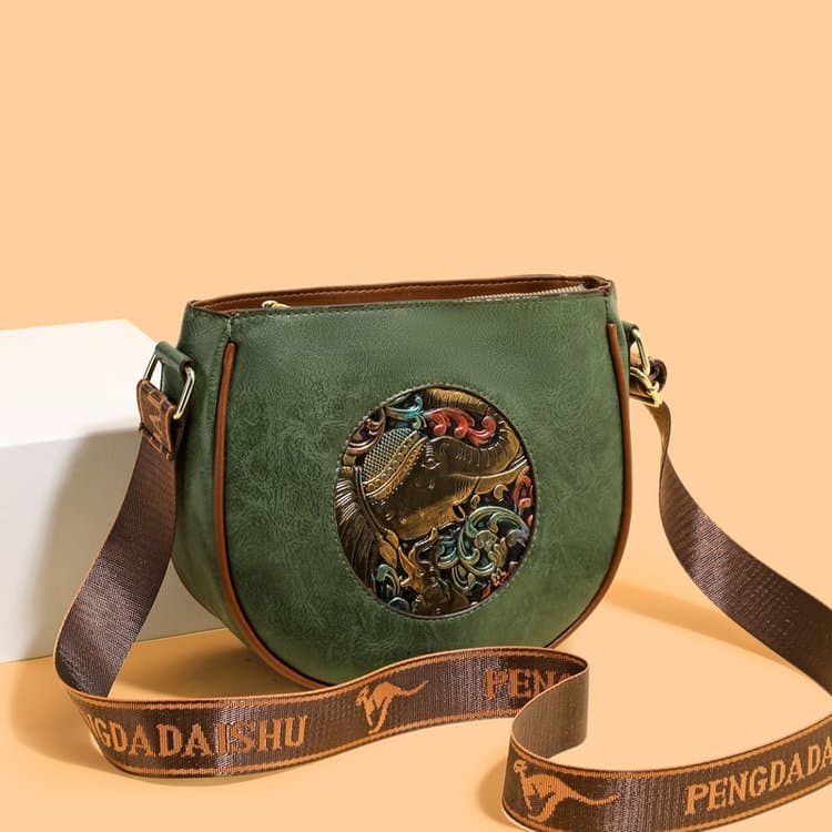 Vintage Embossed Soft Leather Saddle Bag Women s Shoulder Messenger Bag
Vintage Embossed Soft Leather Saddle Bag Women s Shoulder Messenger Bag