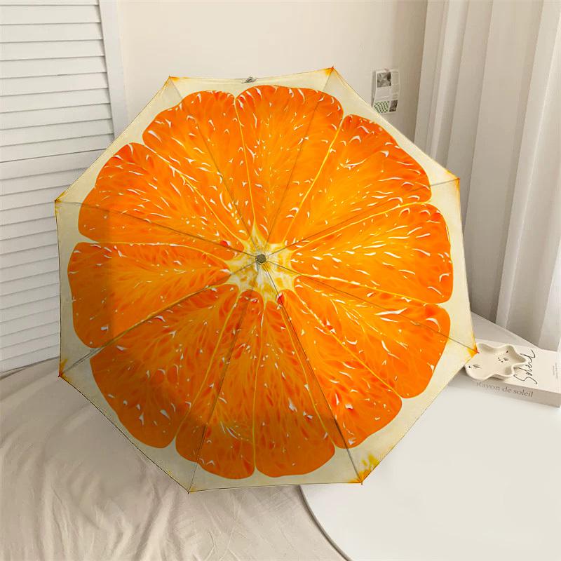 1PC orange slice Umbrella-8-Rib Reinforced, Automatic Open, Lightweight & Durable, Cute Fashion Accessory for Outdoor-F2678
1PC orange slice Umbrella-8-Rib Reinforced, Automatic Open, Lightweight & Durable, Cute Fashion Accessory for Outdoor-F2678