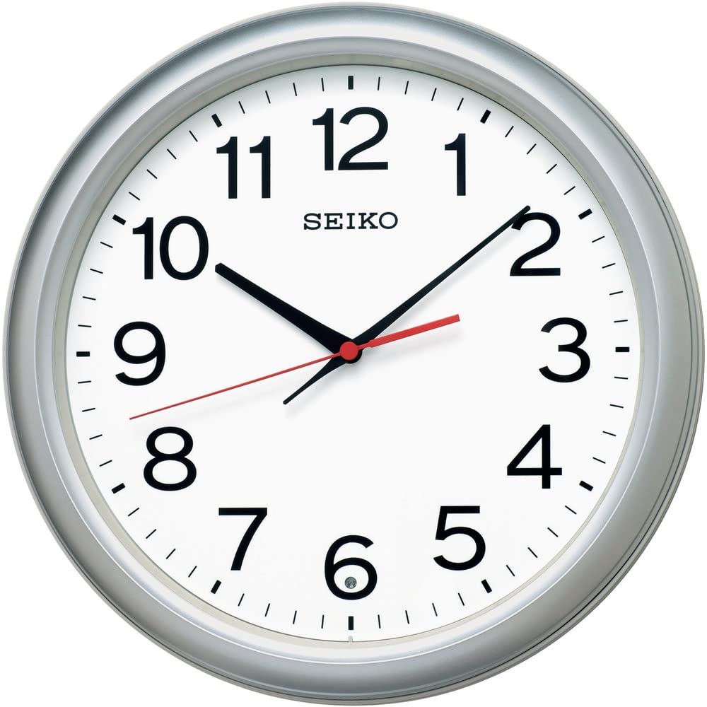Seiko Clock Wall Clock Office Type Radio Wave Analog Silver Metallic Diameter 30.7 x 4.7cm KX250S
Seiko Clock Wall Clock Office Type Radio Wave Analog Silver Metallic Diameter 30.7 x 4.7cm KX250S