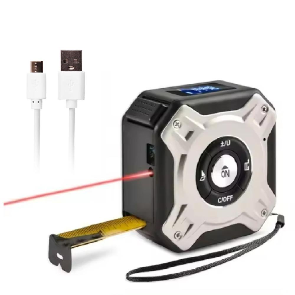 Stainless Steel Digital Laser Tape Measure LCD Screen Laser Rangefinder Home Improvement срібний
Stainless Steel Digital Laser Tape Measure LCD Screen Laser Rangefinder Home Improvement срібний