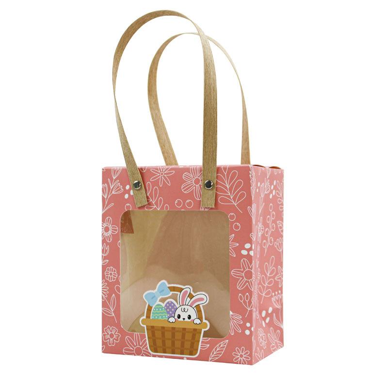 Easter Window Opening Portable Box 4-Color Cartoon Rabbit Transparent Visual Gift Paper Bag
Easter Window Opening Portable Box 4-Color Cartoon Rabbit Transparent Visual Gift Paper Bag