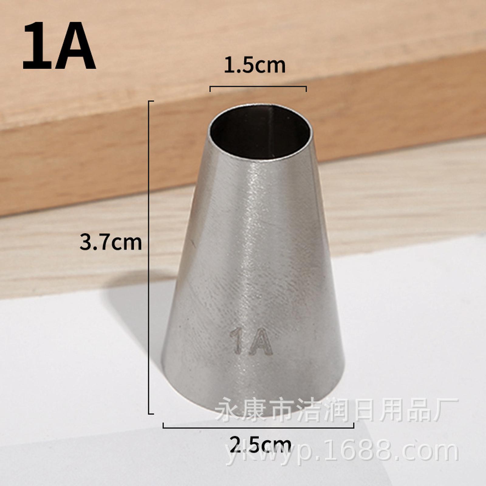Cake Piping Rose Cream Baking DIY Tool 304 Stainless Steel Piping Nozzle one size
Cake Piping Rose Cream Baking DIY Tool 304 Stainless Steel Piping Nozzle one size