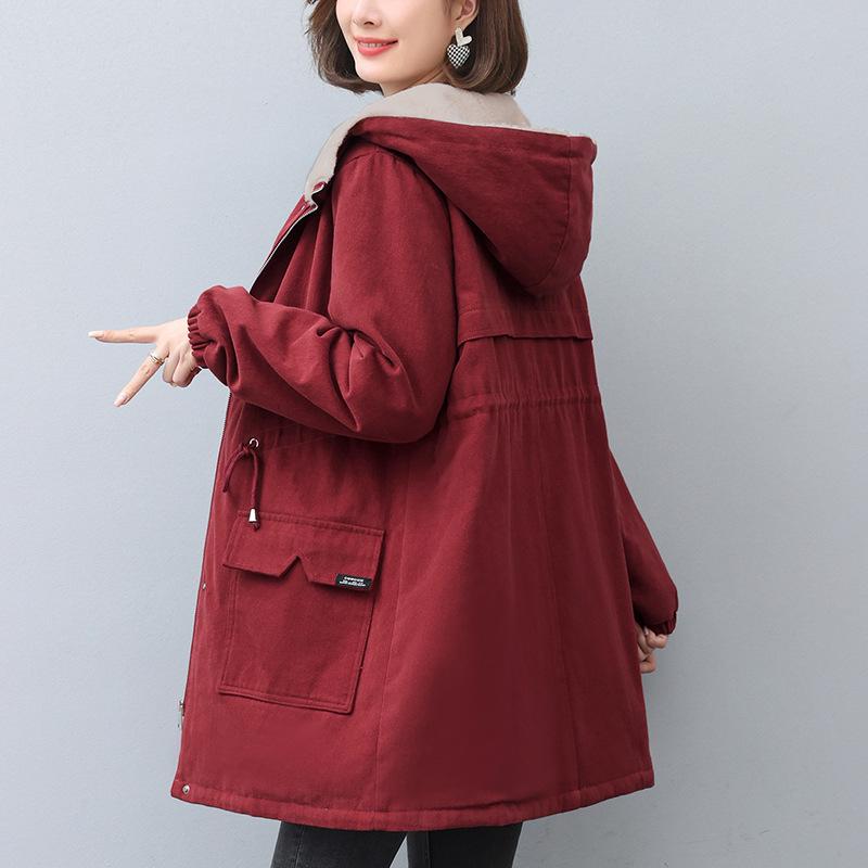 Women s 2024 Winter Fleece-Lined Parka: Mid-Length, Loose Fit, Plus Size, Thick Cotton Coat for Middle-Aged Moms XXL (140-155 lbs) кофейный
Women s 2024 Winter Fleece-Lined Parka: Mid-Length, Loose Fit, Plus Size, Thick Cotton Coat for Middle-Aged Moms XXL (140-155 lbs) кофейный
