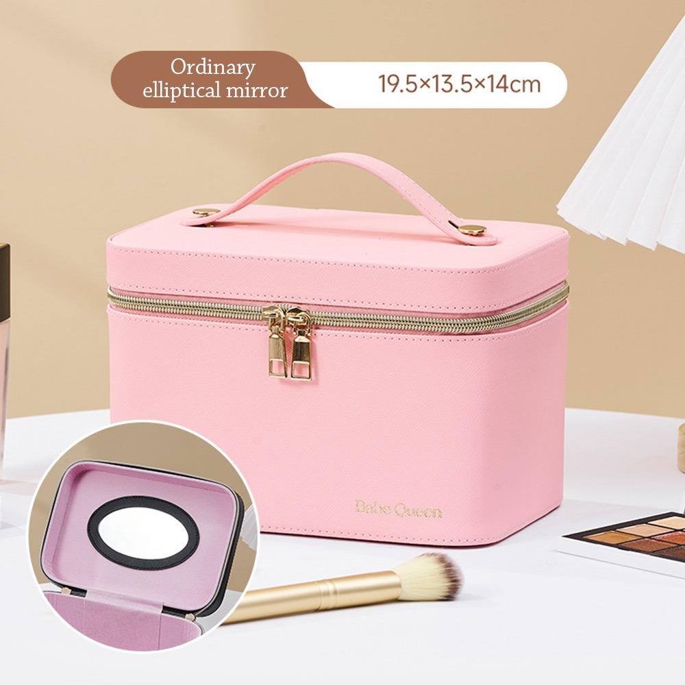 with Lights and Mirror LED Cosmetic Case Large Capacity Luxury Makeup Bag Waterproof Adjustable Brightness
with Lights and Mirror LED Cosmetic Case Large Capacity Luxury Makeup Bag Waterproof Adjustable Brightness