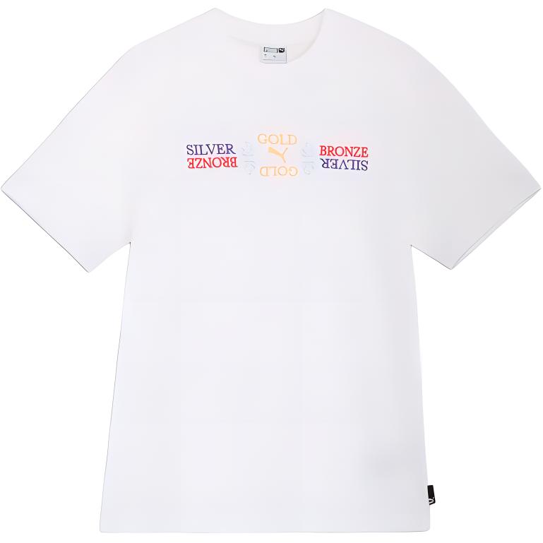 Puma Letter Print Design Casual Breathable Training Fitness Crew Neck Short Sleeve T-Shirt Unisex Tops White 626935-02 L
Puma Letter Print Design Casual Breathable Training Fitness Crew Neck Short Sleeve T-Shirt Unisex Tops White 626935-02 L