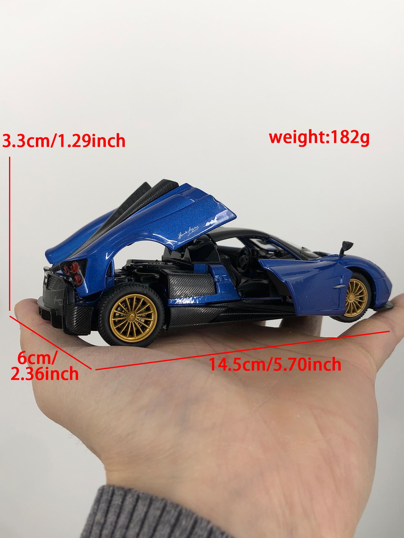 CCA 1:32 Pagani Huayra Roadster model car, zinc alloy metal ornament, collectible gift car синий
CCA 1:32 Pagani Huayra Roadster model car, zinc alloy metal ornament, collectible gift car синий