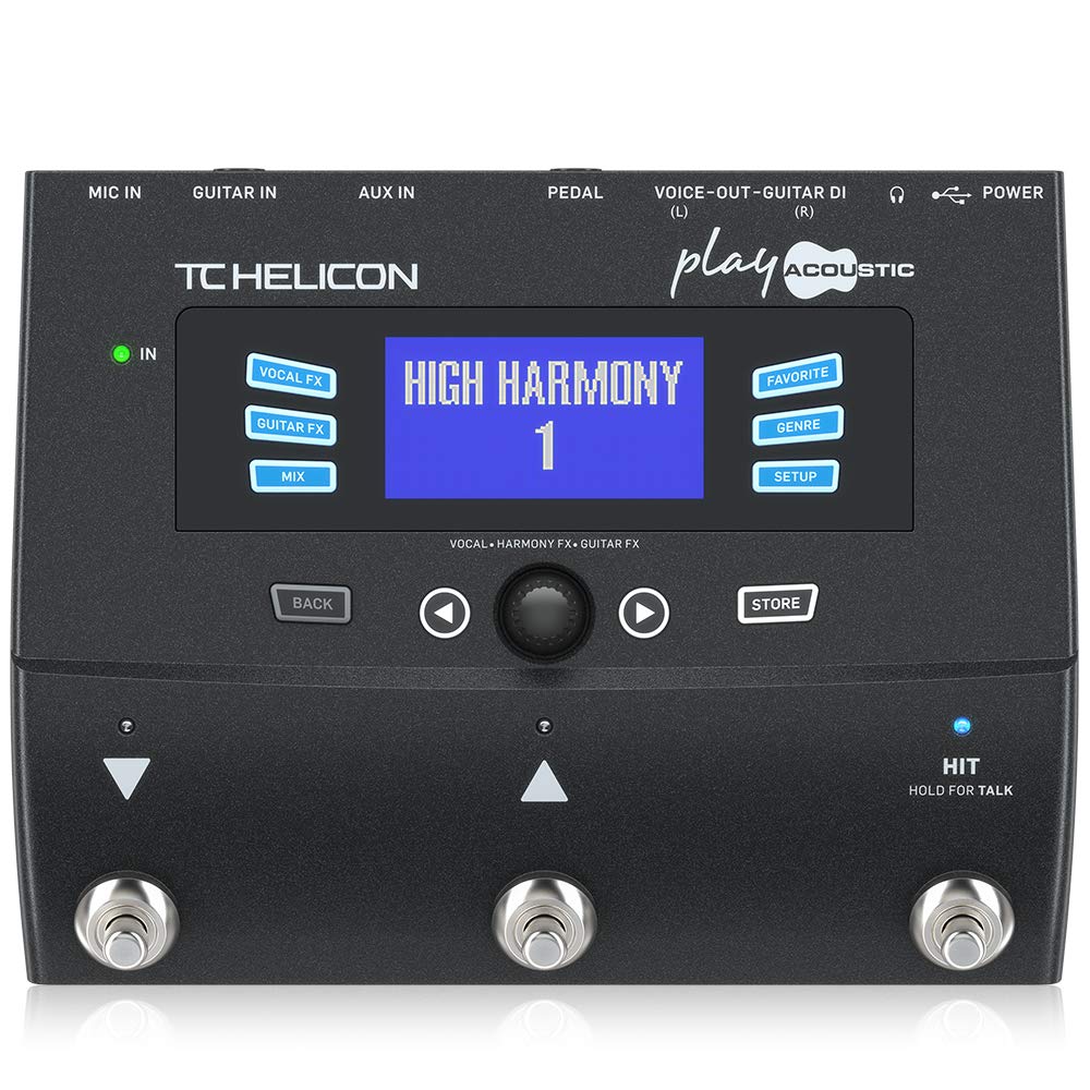TC HELICON PLAY ACOUSTIC Vocal Effects Pedal for ElectricAcoustic Guitar
TC HELICON PLAY ACOUSTIC Vocal Effects Pedal for ElectricAcoustic Guitar