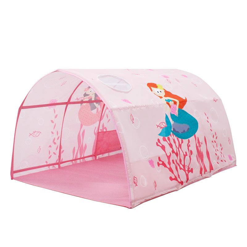 Детский игровой туннель-палатка для кровати для мальчиков и девочек
Детский игровой туннель-палатка для кровати для мальчиков и девочек