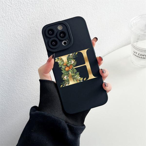 Black Colors Initial Letter Phone Case For iPhone 14 Pro Max 13 12 11 XR XS 7 8 Plus SE20 Retro Gold Flower Soft TPU Back Cover iphone14ProMax(6.7 )
Black Colors Initial Letter Phone Case For iPhone 14 Pro Max 13 12 11 XR XS 7 8 Plus SE20 Retro Gold Flower Soft TPU Back Cover iphone14ProMax(6.7 )