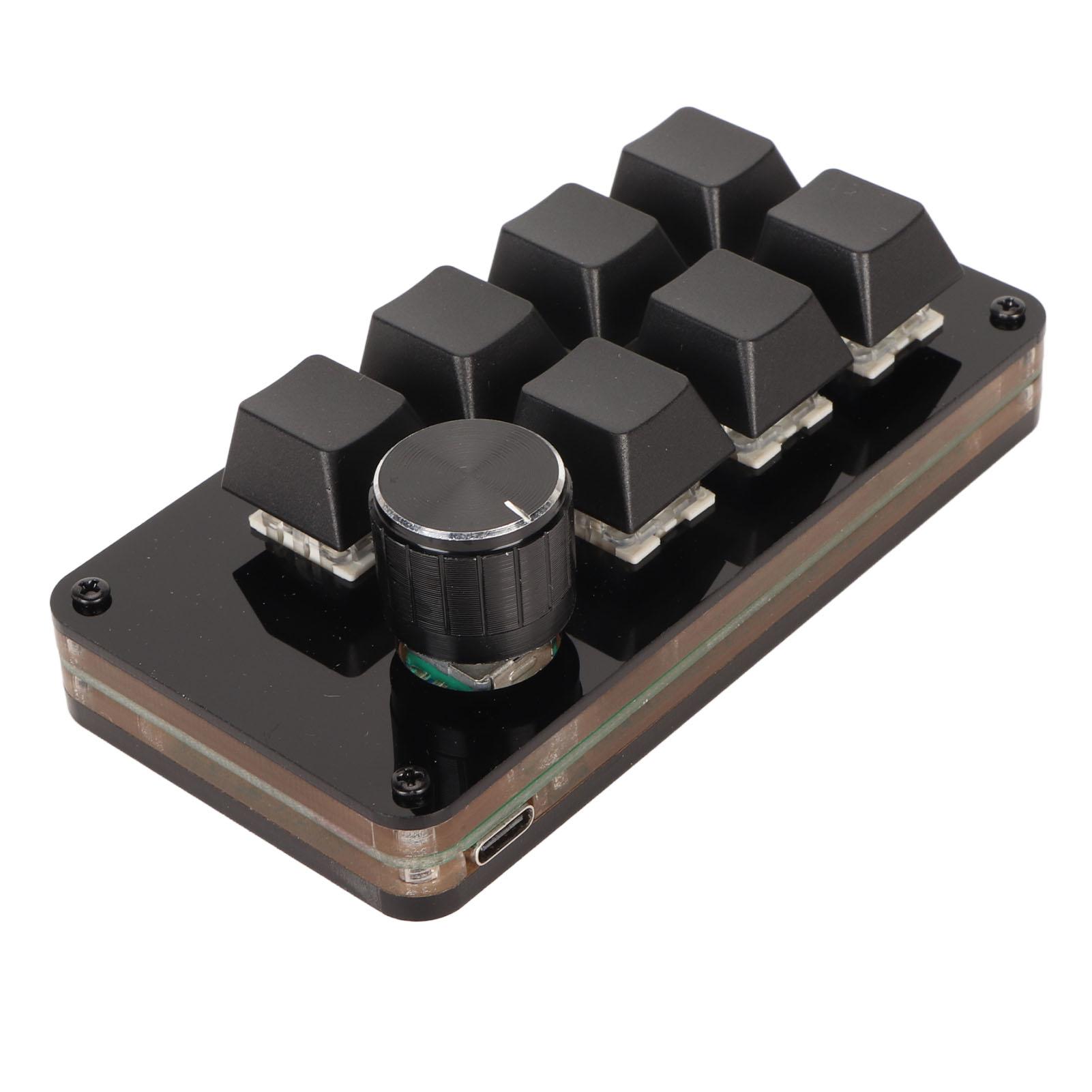 Клавиатура для программирования макросов, горячая замена одной рукой, синий переключатель, мини-7 клавиш, механическая клавиатура с ручкой
Клавиатура для программирования макросов, горячая замена одной рукой, синий переключатель, мини-7 клавиш, механическая клавиатура с ручкой