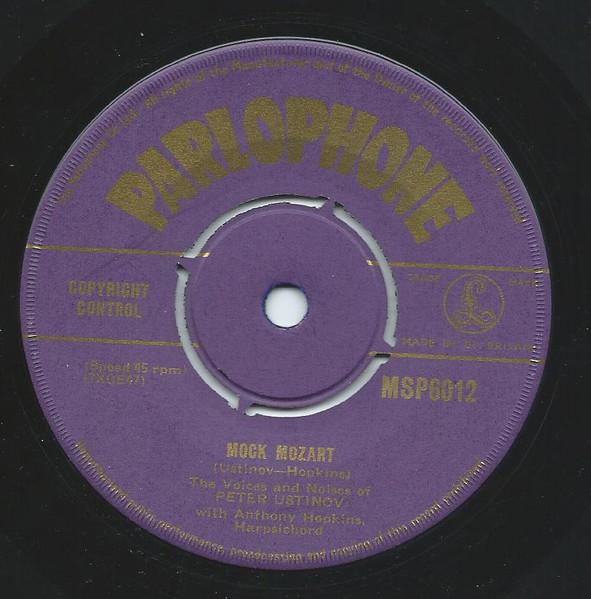 7inch Record PETER USTINOV - Mock Mozart / Phoney Folk-Lore MSP6012 Parlophone 1952 UK Classical Used
7inch Record PETER USTINOV - Mock Mozart / Phoney Folk-Lore MSP6012 Parlophone 1952 UK Classical Used