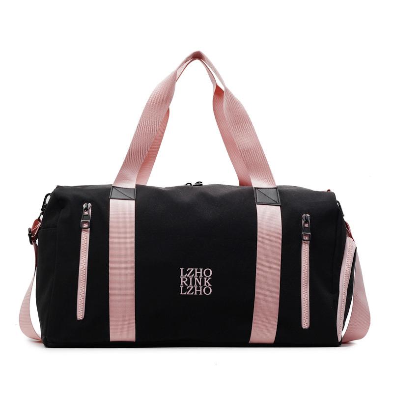 Cylinder duffel bag Outdoor color contrast sports fitness yoga bag Large capacity maternity bag Going out travel bag Women чорний
Cylinder duffel bag Outdoor color contrast sports fitness yoga bag Large capacity maternity bag Going out travel bag Women чорний