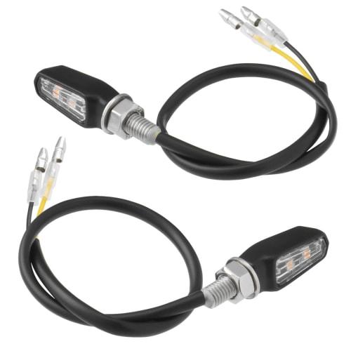 ZETA RACING 701 LED Flasher Motorcycle LED Turn Signal Ultra Small Ultra Light Clear Lens Aluminum Alloy Matte Black G4813
ZETA RACING 701 LED Flasher Motorcycle LED Turn Signal Ultra Small Ultra Light Clear Lens Aluminum Alloy Matte Black G4813