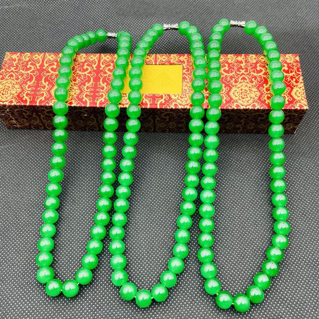 Ожерелье из имитации нефрита Дунлин, круглые бусины из малазийского нефрита, женское нефритовое ожерелье цвета шпината, живой отбор — это взрыв
Ожерелье из имитации нефрита Дунлин, круглые бусины из малазийского нефрита, женское нефритовое ожерелье цвета шпината, живой отбор — это взрыв