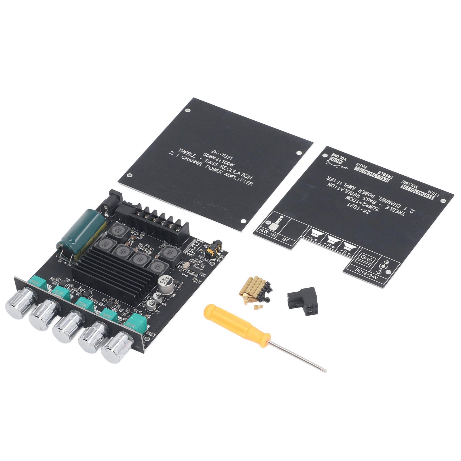 2.1 Channel BT Audio Power Amplifier Module DIY Wireless Speaker Digital Power Amplifier Board
2.1 Channel BT Audio Power Amplifier Module DIY Wireless Speaker Digital Power Amplifier Board