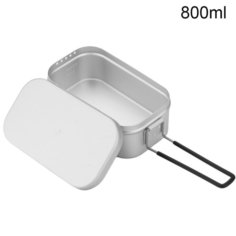 800/1400Ml Aluminum Lunch Boxes Travel Camping Tableware Mess Tin Open Flame Heated Outdoor Camping Picnic Tourist Bowl 800ML
800/1400Ml Aluminum Lunch Boxes Travel Camping Tableware Mess Tin Open Flame Heated Outdoor Camping Picnic Tourist Bowl 800ML
