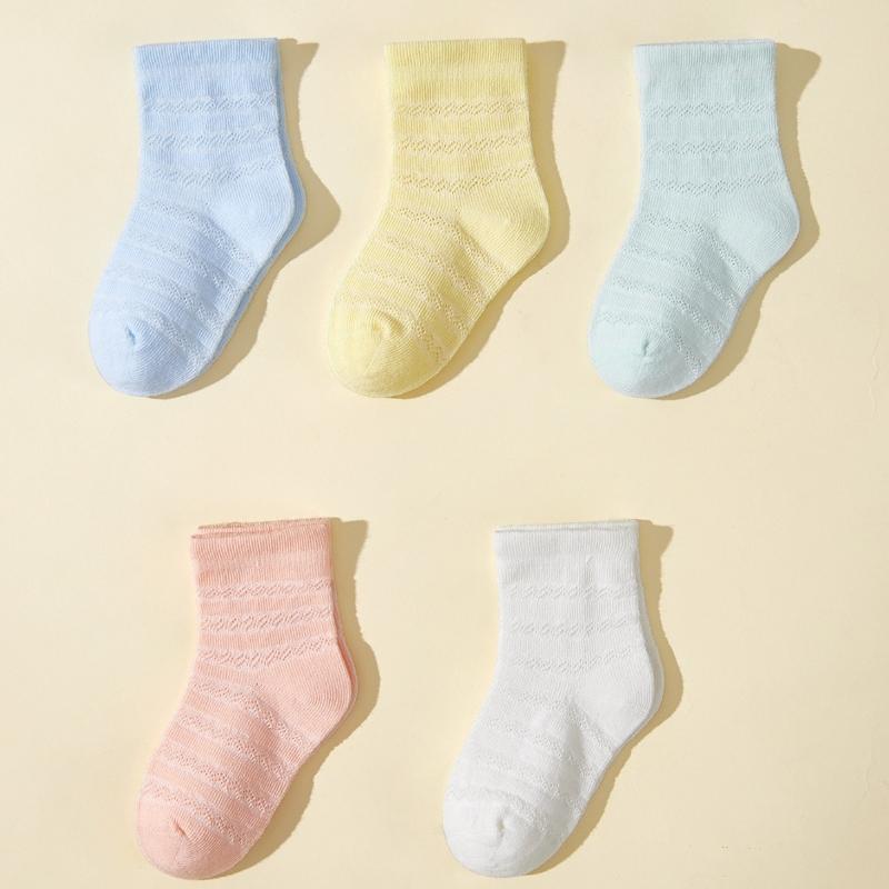 5Pairs/Set Cartoon Baby Mesh Socks Summer Thin Breathable Middle Tube Socks for Boy Girl Solid Color Cotton Kids Casual Socks S(0-1y) разноцветный
5Pairs/Set Cartoon Baby Mesh Socks Summer Thin Breathable Middle Tube Socks for Boy Girl Solid Color Cotton Kids Casual Socks S(0-1y) разноцветный