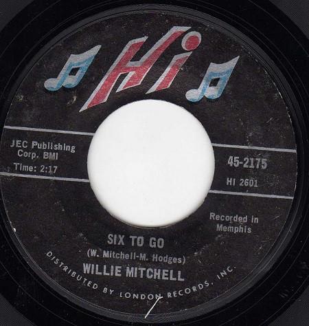 7inch Record WILLIE MITCHELL - Robbin s Nest / Six To Go 452175 Hi Records 1970 US Soul/Funk Used
7inch Record WILLIE MITCHELL - Robbin s Nest / Six To Go 452175 Hi Records 1970 US Soul/Funk Used
