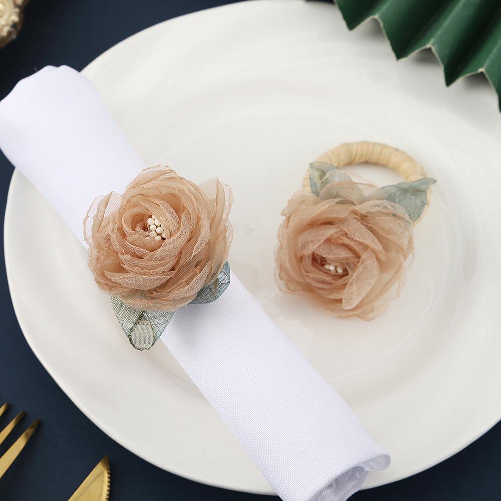 Forest Style Napkins, Valentine s Day, Simulation, Western Style Restaurant, Rose Collar, Hotel Table, Napkin Ring Pack of 1
Forest Style Napkins, Valentine s Day, Simulation, Western Style Restaurant, Rose Collar, Hotel Table, Napkin Ring Pack of 1