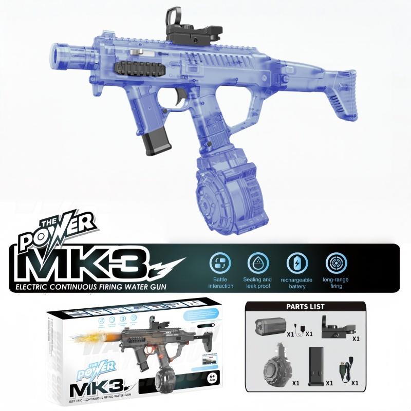 560Ml Electric Water Gun Toys For Kids Mk3 Automatic Water Squirt Guns With Light Kids Summer Outdoor Shooting Game Plaything Present
560Ml Electric Water Gun Toys For Kids Mk3 Automatic Water Squirt Guns With Light Kids Summer Outdoor Shooting Game Plaything Present