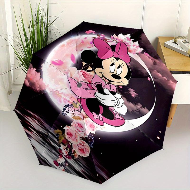 Minnie Mouse Pink Floral Night Automatic Umbrella Tri fold Portable Umbrella, Best Holiday Gift for Men and Women, Durable Iron Frame,
Minnie Mouse Pink Floral Night Automatic Umbrella Tri fold Portable Umbrella, Best Holiday Gift for Men and Women, Durable Iron Frame,