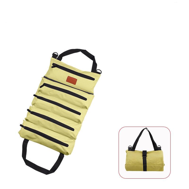 Tool Roll Bag,Multi-Purpose Roll Up Tool Bag,Wrench Roll,Canvas Tool Organizer Bucket,Car First Aid Kit Wrap Roll Storage Case
Tool Roll Bag,Multi-Purpose Roll Up Tool Bag,Wrench Roll,Canvas Tool Organizer Bucket,Car First Aid Kit Wrap Roll Storage Case