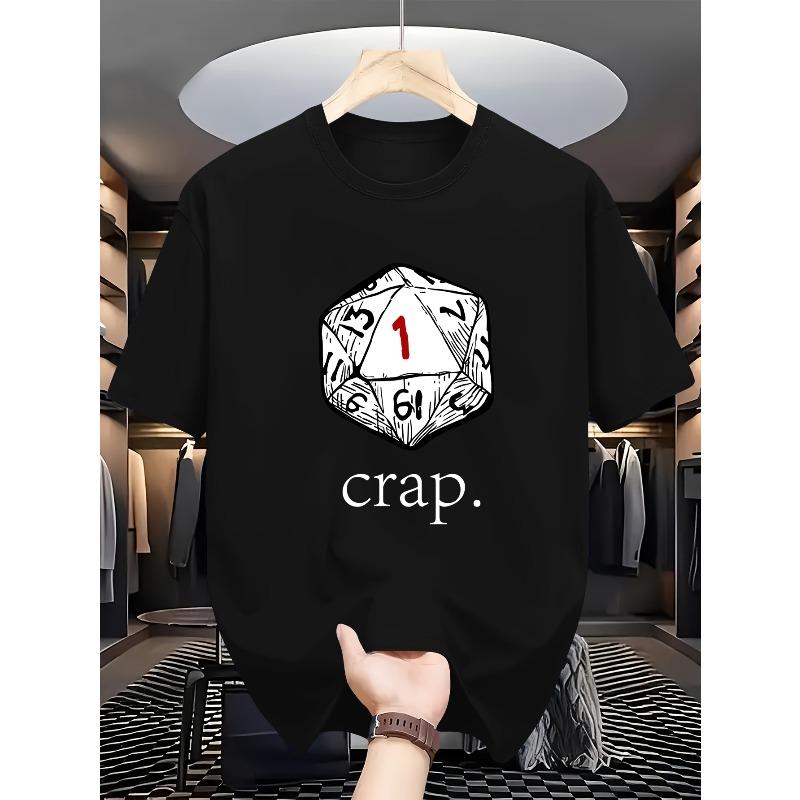 European Size Fantasy Adventure Rant: Dice Crap Print T-Shirt 4XL чорний
European Size Fantasy Adventure Rant: Dice Crap Print T-Shirt 4XL чорний