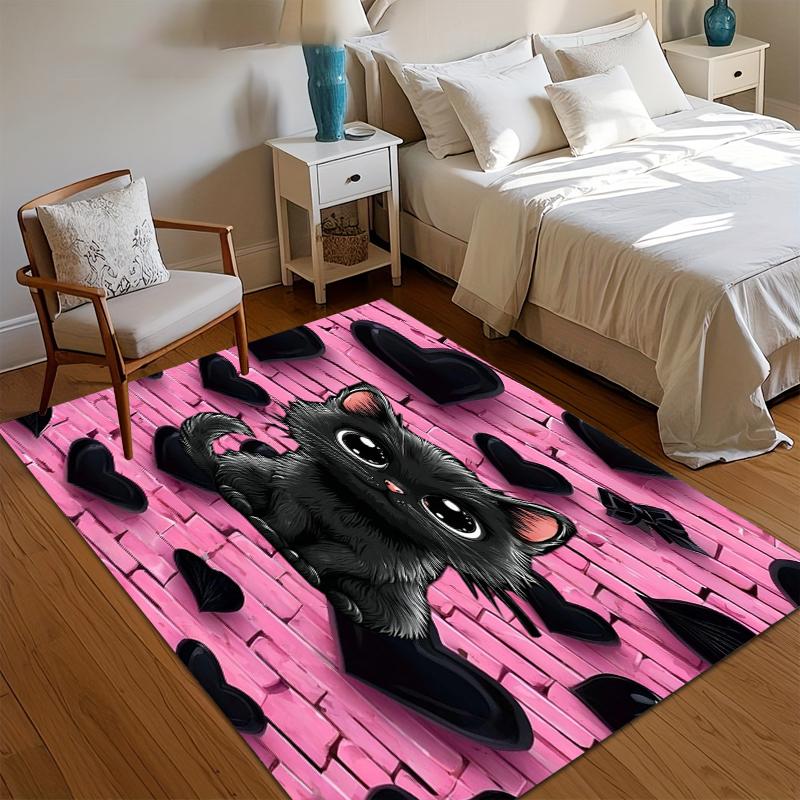 1pc Cute Area Rug Carpet Non Slip Purple Wood Black Cat Butterfly Floor Mat for Bedroom Living Room Kids Room Home Decor 40cm x 60cm
1pc Cute Area Rug Carpet Non Slip Purple Wood Black Cat Butterfly Floor Mat for Bedroom Living Room Kids Room Home Decor 40cm x 60cm
