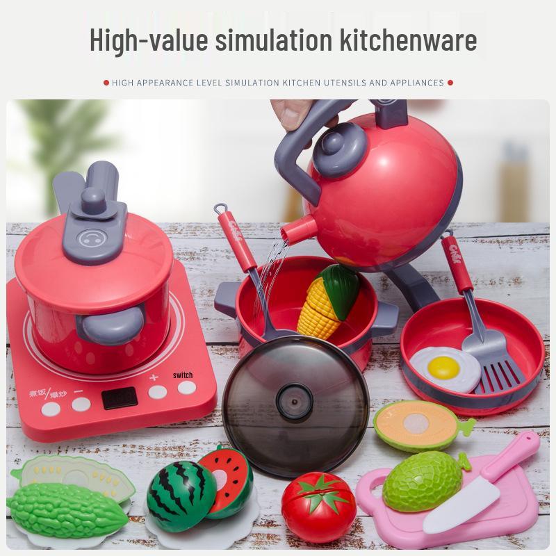 Children s Kitchen Playset: Cooking Toy for Boys & Girls Ages 3-4 - Includes Simulation Kitchenware
Children s Kitchen Playset: Cooking Toy for Boys & Girls Ages 3-4 - Includes Simulation Kitchenware