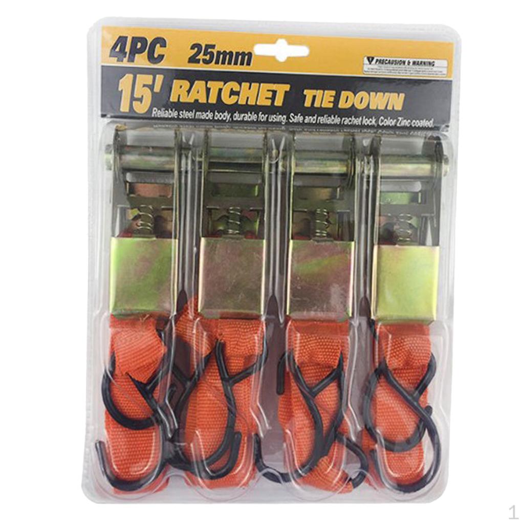 Ratchet Straps, 1 X 15 Foot Attachments for Moving And помаранчевий
Ratchet Straps, 1 X 15 Foot Attachments for Moving And помаранчевий