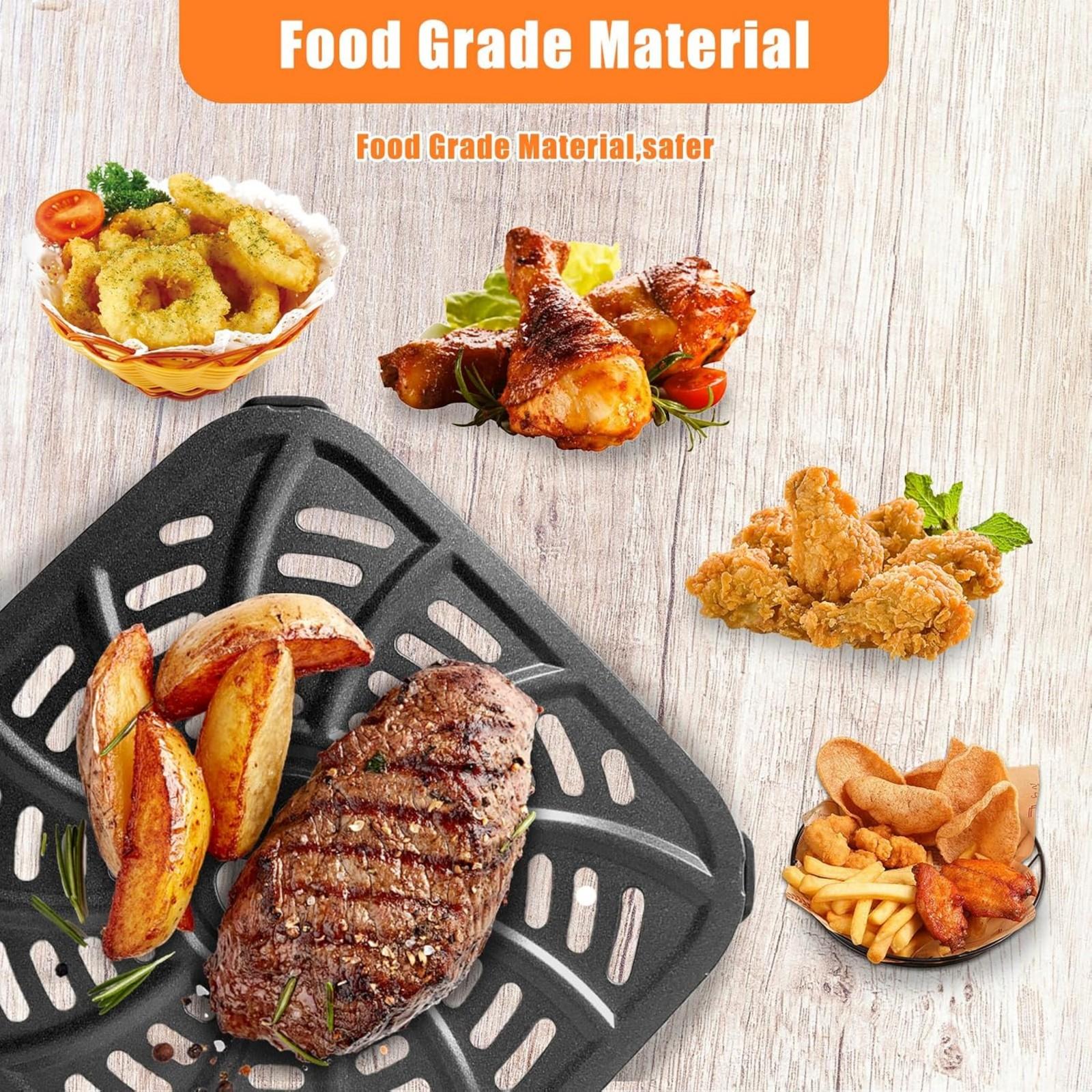 Air Fryers Pad Air Fryers Plate Square Air Fryers Tray Grilling Plate Multifunctional Cooking Tool for 6QT Air Fryers
Air Fryers Pad Air Fryers Plate Square Air Fryers Tray Grilling Plate Multifunctional Cooking Tool for 6QT Air Fryers
