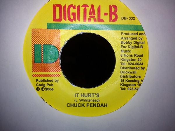 7inch Record CHUCK FENDER - It Hurt s DB332 Digital-B 2006 Jamaica Reggae, Ska & Dub Used
7inch Record CHUCK FENDER - It Hurt s DB332 Digital-B 2006 Jamaica Reggae, Ska & Dub Used