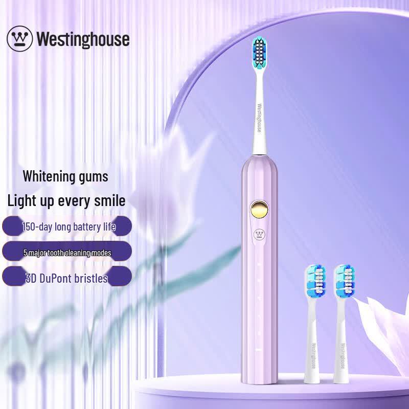 Westinghouse WT-0506 Electric Toothbrush CN plug (adapter included)
Westinghouse WT-0506 Electric Toothbrush CN plug (adapter included)
