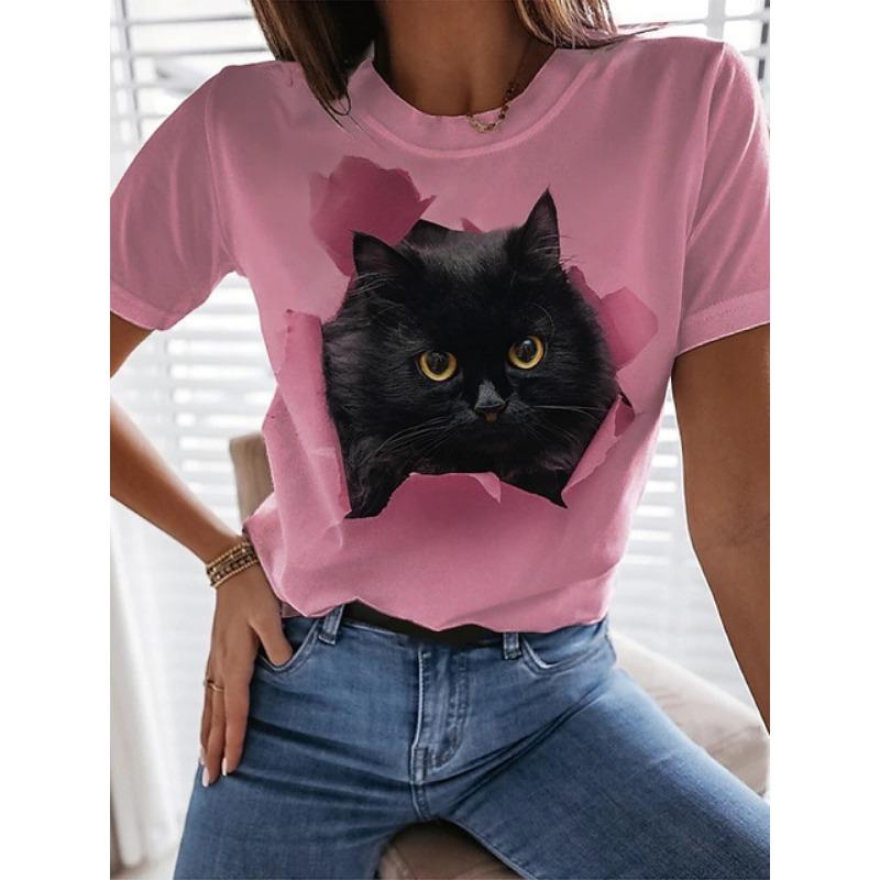 Women s T-shirt 3D Printed Short Sleeved Top Round Neck Fashionable Clothing Daily Shirt 6xl
Women s T-shirt 3D Printed Short Sleeved Top Round Neck Fashionable Clothing Daily Shirt 6xl