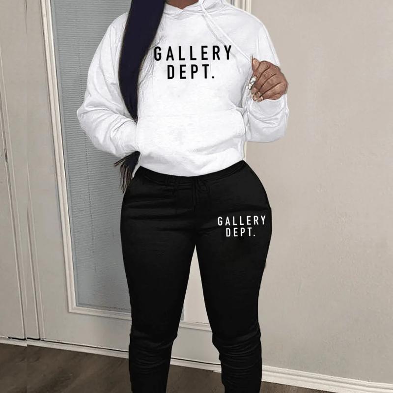 Комплект с капюшоном для внешней торговли GALLERY DEPT, комплект с капюшоном и брюками с буквенным принтом, женская одежда в наличии
Комплект с капюшоном для внешней торговли GALLERY DEPT, комплект с капюшоном и брюками с буквенным принтом, женская одежда в наличии