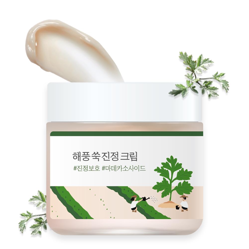 ROUND LAB Mugwort Soothing Soothing Cream 80ml Cream/Soothing, Moisturizing, Madecassoside, 2.7oz (1 Pack)
ROUND LAB Mugwort Soothing Soothing Cream 80ml Cream/Soothing, Moisturizing, Madecassoside, 2.7oz (1 Pack)