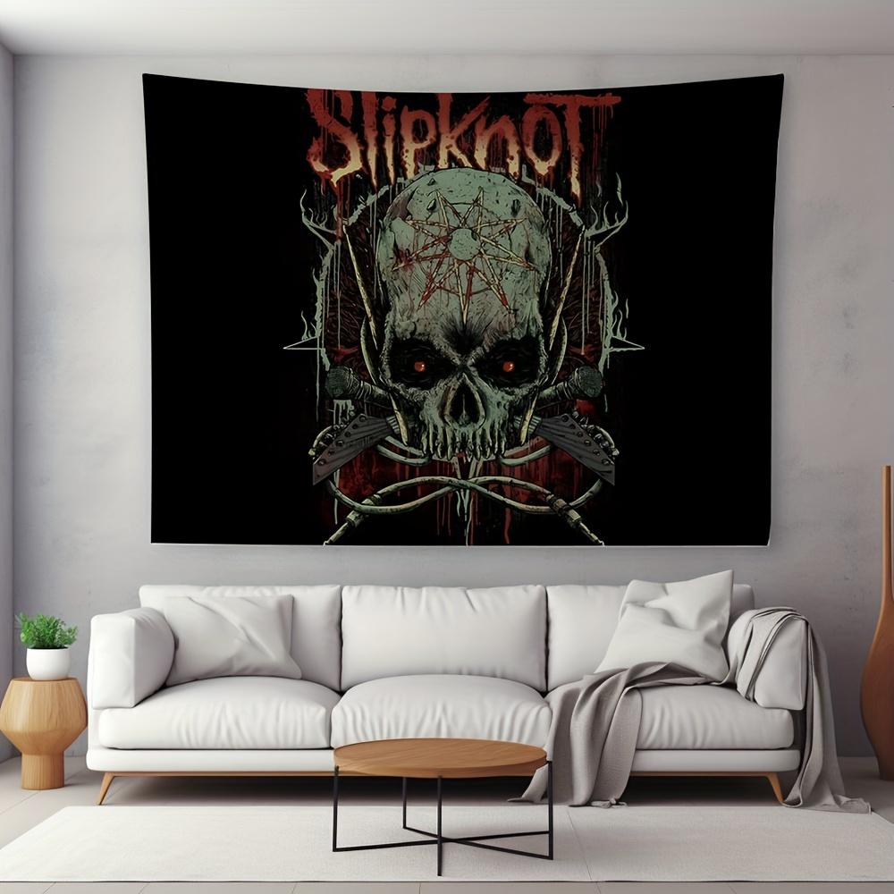 VIKAMA Slipknot Metal Rock Tapestry Skull Hardcore Living Room Band Rehearsal Space Themed Live House Decor 74x94cm(29x37in)
VIKAMA Slipknot Metal Rock Tapestry Skull Hardcore Living Room Band Rehearsal Space Themed Live House Decor 74x94cm(29x37in)