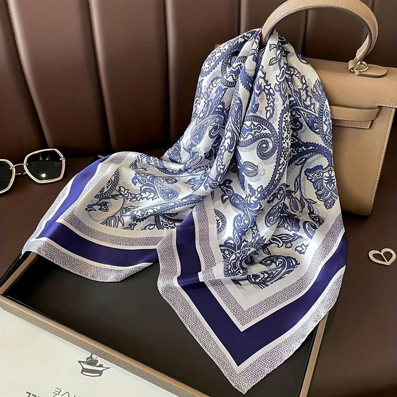 Luxury Brand 2024 Vintage Paisley Square Scarf Stylish Thin Breathable Satin Small Neck Scarf Casual Daily Versatile Headband 70x70cm
Luxury Brand 2024 Vintage Paisley Square Scarf Stylish Thin Breathable Satin Small Neck Scarf Casual Daily Versatile Headband 70x70cm