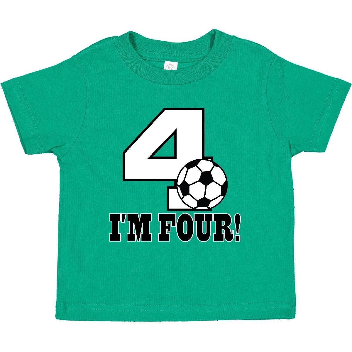 Inktastic 4th Birthday Soccer 4 Year Old Toddler kids boys T-Shirt Four Childs Im Sports 120
Inktastic 4th Birthday Soccer 4 Year Old Toddler kids boys T-Shirt Four Childs Im Sports 120
