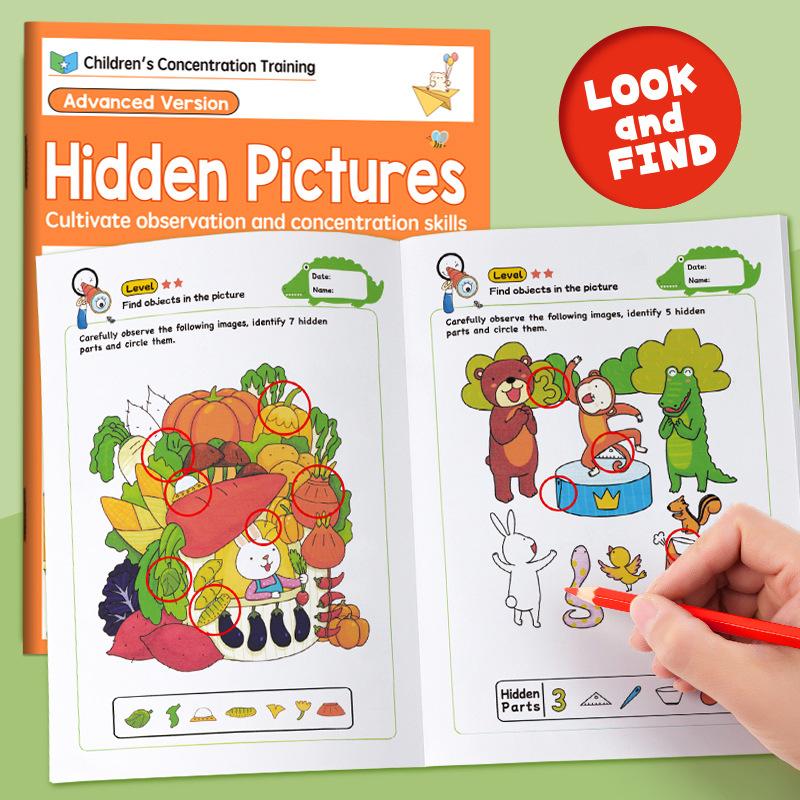 Find Hidden Pictures Matching Activity Montessori Children Visual Tracking Concentration Trainting Early Instructive Books Preschool Toy помаранчевий
Find Hidden Pictures Matching Activity Montessori Children Visual Tracking Concentration Trainting Early Instructive Books Preschool Toy помаранчевий