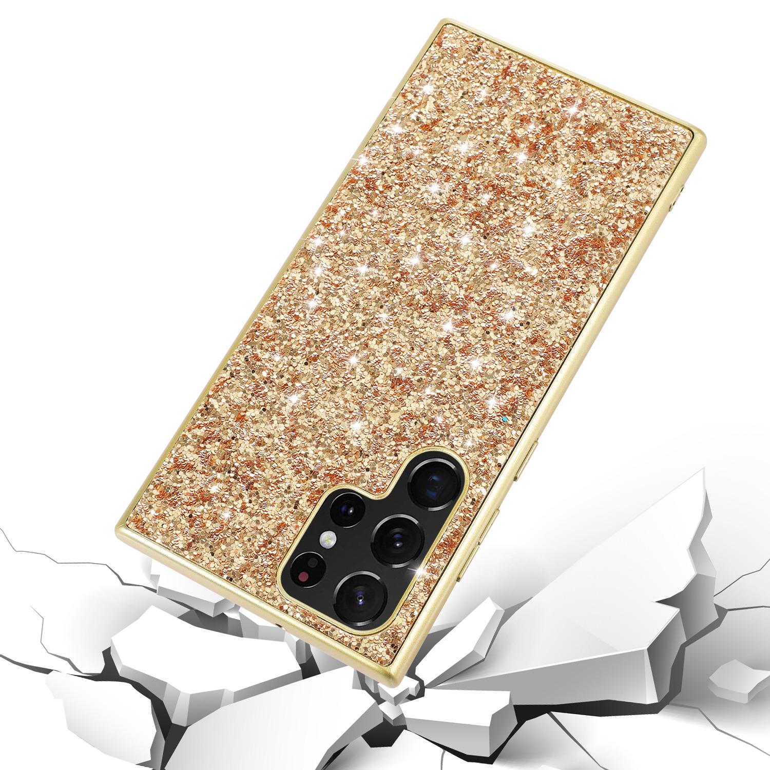 For Samsung Galaxy S23 Ultra Shiny Glitter Sequins Phone Case Drop Resistant Electroplating TPU Frame Hard PC Back Cover Rose Gold
For Samsung Galaxy S23 Ultra Shiny Glitter Sequins Phone Case Drop Resistant Electroplating TPU Frame Hard PC Back Cover Rose Gold