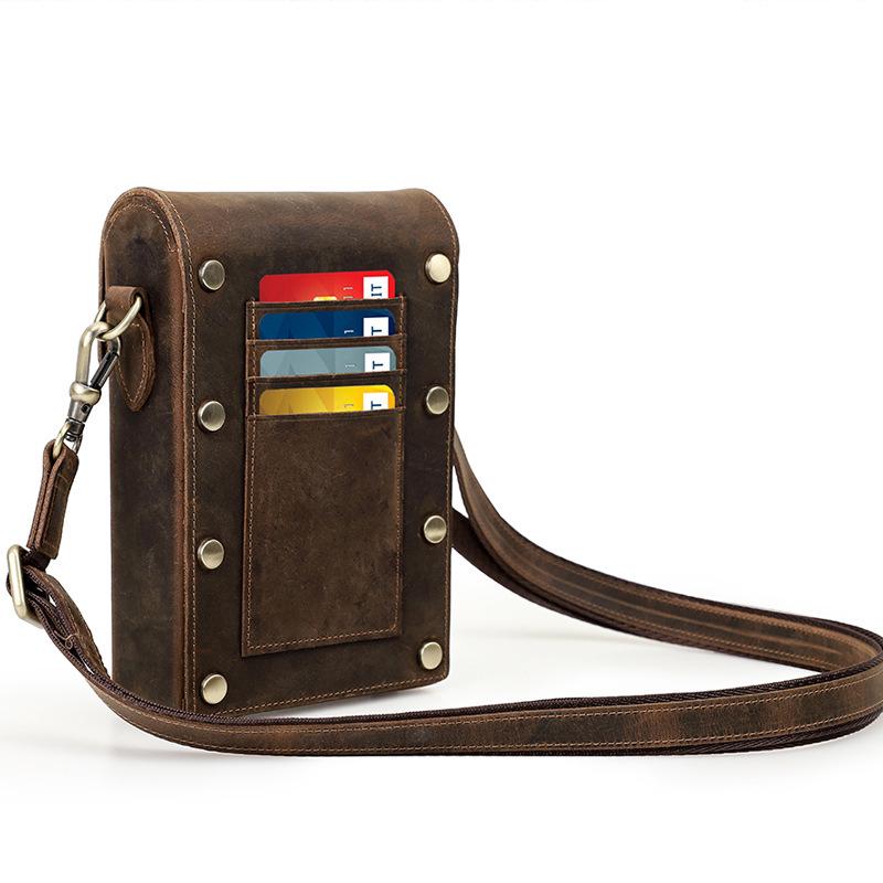 Black Angel Retro Crazy Horse Leather Men s Trendy Crossbody Phone Bag
Black Angel Retro Crazy Horse Leather Men s Trendy Crossbody Phone Bag