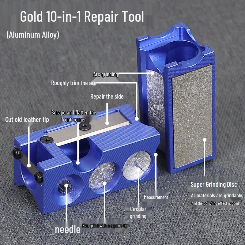 10-in-1 Billiard Cue Tip Repair Tool
10-in-1 Billiard Cue Tip Repair Tool